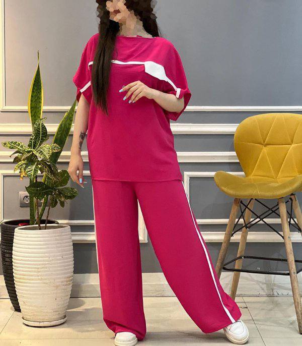 تیشرت و شلوار ابروبادی طرح جیب