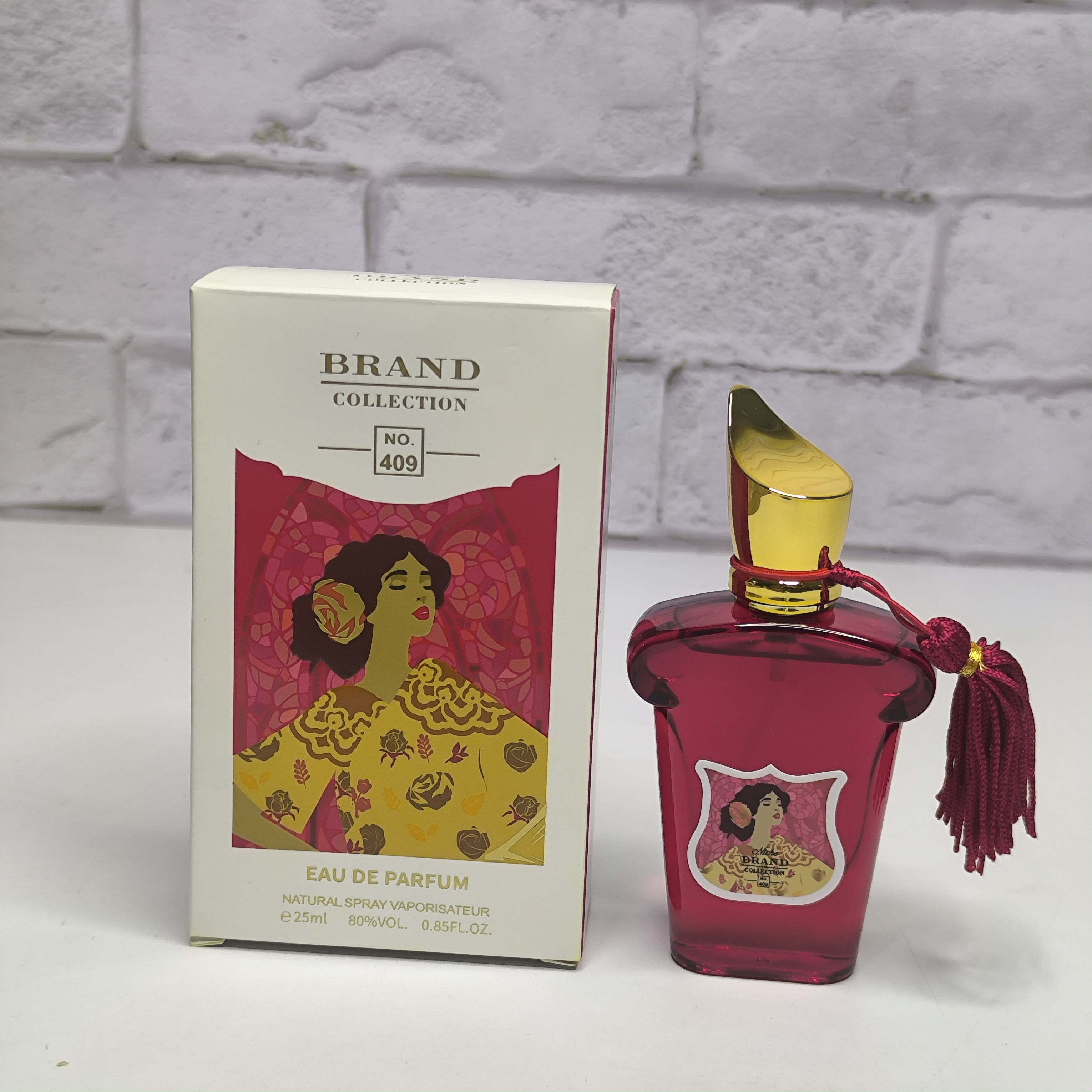 عطر ادوپرفیوم زنانه برند کالکشن مدل ۴۰۹ حجم ۲۵ میل تند گرم
