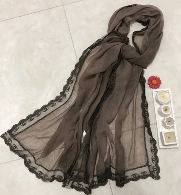 شال حریر دوردانتل chanel وارداتی